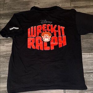 Disney Wreck-It Ralph Black Shirt vintage movie theater promo large rare $ topps